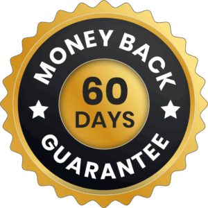 60-day money-back guarantee badge