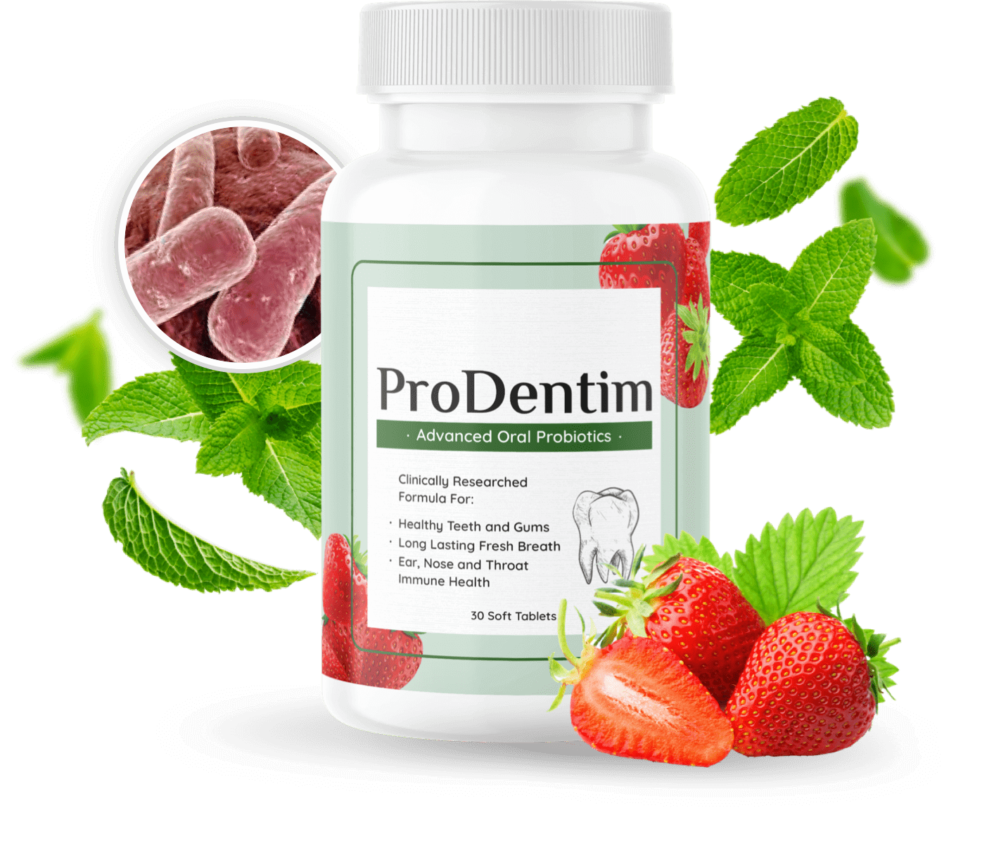 ProDentim oral probiotic supplement bottle
