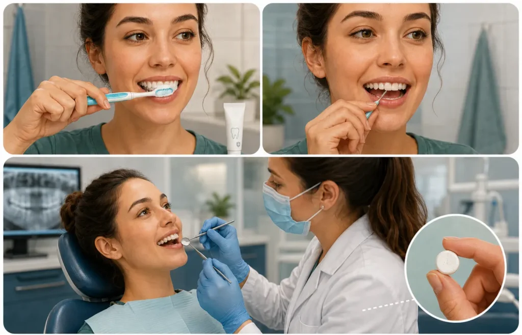 How an oral probiotic can complement fluoride, interdental cleaning and professional dental care.