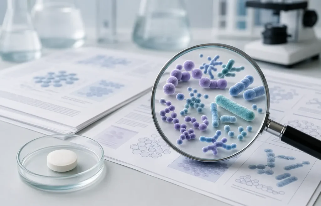 Research evaluating probiotic strains related to the ingredients listed in ProDentim.